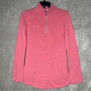 Victoria's Secret Grey Half-Zip Pullover Sweater Sweatshirt Size XS Cozy Active